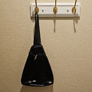 Longchamp Black Sling Backpack